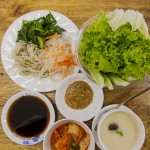 ชุดผักรวม ไข่ตุ๋น