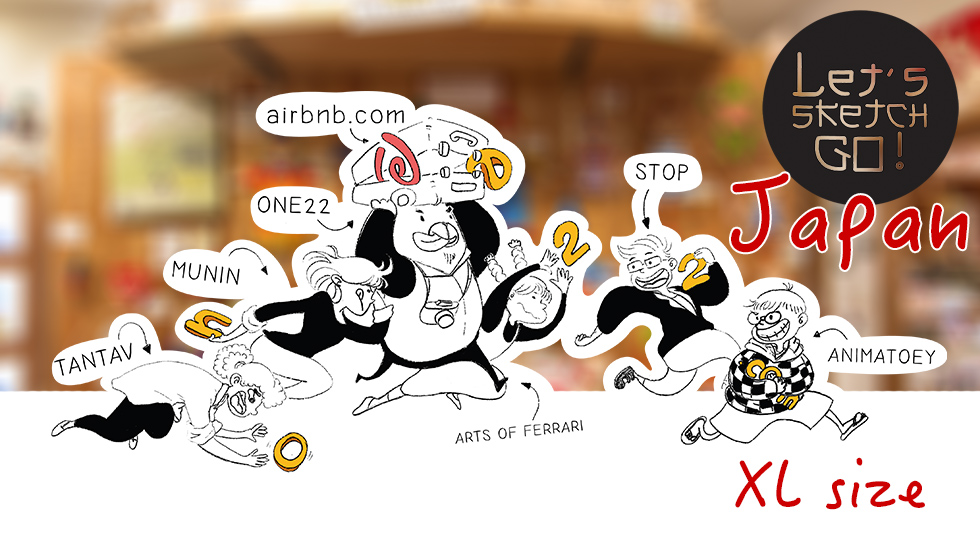 Let's Sketch Go,Japan,backpack,เที่ยว,ญี่ปุ่น,โกเบ,นารา,โอซาก้า,เกียวโต,nara,kobe,osaka,นอน,capsule,บ้านพัก,airbnb,บ้าน,โดเรมอน,โนบิตะ,rokko,moutain,Thai AirAsiaX